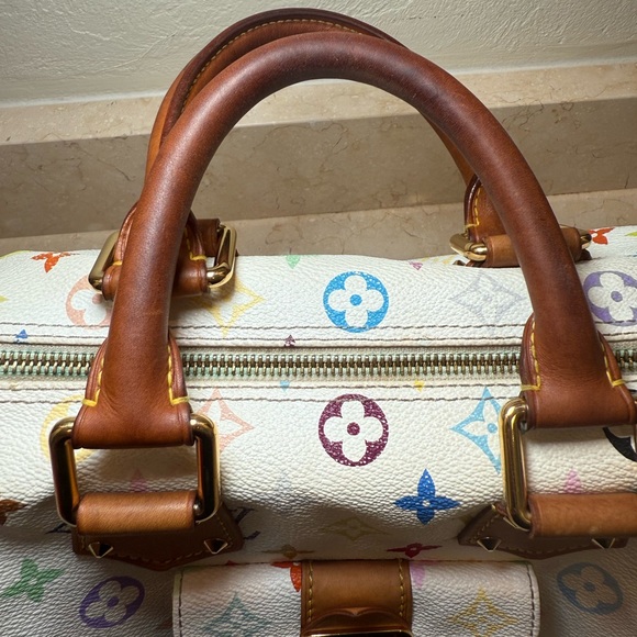Vintage Louis Vuitton Murakami Speedy 30 – White / Multicolor - Picture 7 of 16